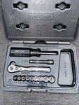 Rare Sears Craftsman Usa Nos Industrial 1/4 Socket Set Sae Spinner Handle. Fixed Price $249.00.