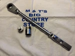 Mac Tools Specialty Front End Alignment Flex Ratchet Vrf With Adapter & Socket. Fixed Price $66.50.