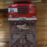 Milwaukee 49-66-6804 Shockwave Impact Duty Socket 1/2" Drive, 27-PC Packout Set. Fixed Price $169.00.