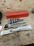 Proto J55102A Socket SET,CHROME,3/4 In Drive Size 783RY9. Fixed Price $750.00.