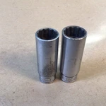 Snap On Tools SF191 19/32" Sae Deep Socket 3/8" Drive 12 Point & 5/8 SF201. Fixed Price $17.50.