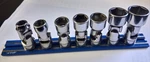 Snap On Tools Usa 206AFSA 3/8DR 6PT Sae 7 Piece Universal Socket Set Used. Fixed Price $129.99.