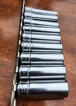 Snap-on 9PC 1/4" Drive 12-POINT Deep Socket Set 6MM-14MM Usa Pre-owned. Fixed Price $89.00.