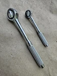 Husky 3/8" And 1/4" Ratchet Wrenches, Look Unused. 22201, 20201,. Fixed Price $37.00.