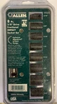Allen Brand Tools 19500 Piece 3/8" Drive 6-PT Standard Impact Socket Set (nos). Fixed Price $50.00.