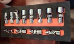 Flex Socket Set Gearwrench Swivel Metric 1/4 Inch Drive 6 Point 12 Pc. Fixed Price $62.45.