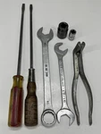 7 Vtg Mac Hand Tools Mixed Lot Wrench Sockets Screwdriver Battery Pliers Usa. Fixed Price $25.49.