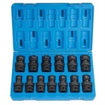 Grey Pneumatic 1713UM 1/2" Dr. Pc. Standard Metric Univ. Set - 12 Point. Fixed Price $227.63.