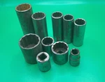 10 Pcs Vintage Thorsen 3/8" 12PT Sockets Standard. Fixed Price $15.00.