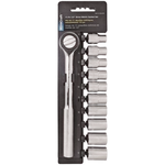 Vulcan 11PC-4M Metric Socket Set, Chrome Vanadium Steel, 11-PIECE. Fixed Price $25.99.