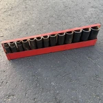 Matco Tools Usa 13PC 1/2 Drive Deep Impact Socket Set, Sae 7-16 1-1/4" W/ Tray. Fixed Price $219.99.