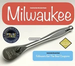 New Milwaukee Tools 90T 48-22-9038 3/8" Drive Chrome Ratchet. Fixed Price $41.96.