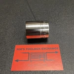 Snap-on Tools Usa New 1/2" Drive 1-1/16" Sae Point Shallow Chrome Socket TW341. Fixed Price $30.00.