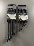 Stanley Black Chrome - 11 Piece Sae Combination Wrench Set New 1/4 To 7/8. Fixed Price $89.00.