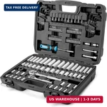 Duratech 121-PIECE Mechanics Tool Kits, Include Sae/metric Sockets Set, 72-TOOTH. Fixed Price $115.48.