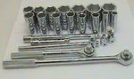 22 Pc Wright Tool 1/2 Drive Deep Socket Sae Set 9/16 Thru 1-7/16 + Accessories. Fixed Price $549.00.