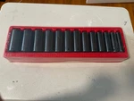 Snap On 13 Pc 1/2" 6-POINT Sae Flank Drive Deep Impact Socket Set (1/2-1-1/4"). Fixed Price $420.00.