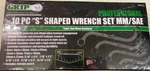 Grip 10PC Shaped Box End Wrenches 12PT Sae Mm Tools Set 89033. Fixed Price $51.99.