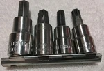 4PC Craftsman 3/8"&1/2" Drive Torx Tamper Proof Bit Set. Fixed Price $14.56.