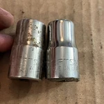 Craftsman 1/2" Drive Pt & 9/16 Shallow Sockets 44055 44056 Set Of. Fixed Price $8.00.