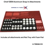 Used-aluminum Snap Set Chief Measuring System Velocity, Vector, Genesis.. Fixed Price $350.00.