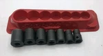 Snap-on Tools 207IMDFYA 7PC 3/8" 12PT Sae Flank Drive Shallow Impact Sockets. Fixed Price $155.00.