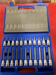 New Cornwell Blue Power Piece 3/8 Drive Socket Set CBS-R222S. Fixed Price $110.00.