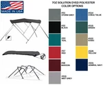 7.6OZ Boat Bimini Top 3 Bow Sea Pro SV1900 Cc 2004-2008. Fixed Price $589.62.