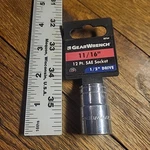 Gearwrench 80764 11/16" 12 Pt. Sae Socket 1/2" Drive. Fixed Price $6.23.