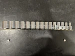 Proto Socket Set 5F466 1/2 Drive, 15 Piece, 6-POINT, Metric, 10 Mm 24. Fixed Price $200.00.