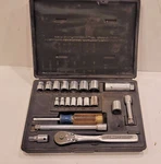 Craftsman 20 Piece-sears Socket Wrench Set 1/4 And 3/8 Inch Drive Usa. Fixed Price $42.99.