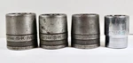 Lot Sk Sockets 3/4" 12PT-#47148 1/2, 47142 5/16, 47144 3/8, 47136 1/3. Fixed Price $29.99.