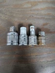 Powerbuilt Misc 4 Pc. 3/8" & 1/2" Socket Adapter Set. Fixed Price $12.00.