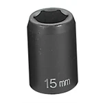Grey Pneumatic 1/2" Drive X 15MM Standard Socket. Fixed Price $12.46.