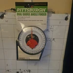 Pittsburgh Dial Gauge Angle Finder Magnetic Base Round Head 0-90 Mpn 34214. Fixed Price $13.00.