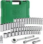 Sk 3/8" Drive Socket Set With 160-P Ratchet, 55-PIECE, Sae & Metric, Superkrome. Fixed Price $189.99.