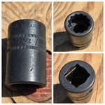 Snap-on Tools 1/2" Drive 16MM Metric 12PT Shallow Impact Socket IMDM160A Euc Usa. Fixed Price $39.99.