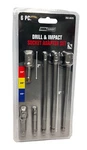 Tool Shop Drill & Impact Socket Adapter Set PTA180404 - 6 Piece New Sealed. Fixed Price $5.00.