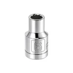 Powerbuilt 3/8 Inch Drive X Mm 12 Point Shallow Socket - 641011. Fixed Price $9.95.