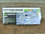 Nip Pittsburgh #62843 40PC Metric & Sae 3/8IN Socket Ratchet Set (sealed). Fixed Price $19.99.