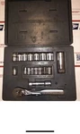 Sears Craftsman Metric Knurled Socket Ratchet Set 1/4 & 3/8" Drive 18 Pc 9-33237. Fixed Price $34.99.