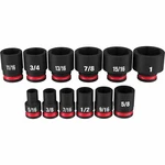 Milwaukee 49-66-7005 12PCSHOCKWAVE Impact Duty 3/8" Drive Sae Point Socket Set. Fixed Price $71.45.