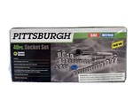 Socket Set, 40-PIECE, 3/8 In., 1/4 Drive Sae And Metric, Lifetime Warranty. Fixed Price $27.55.