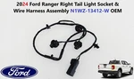 2024 Ford Ranger Right Tail Light Socket & Wire Harness Assembly N1WZ-13412-W. Fixed Price $100.00.
