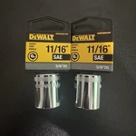 2 Pack - Dewalt 3/8 Drive 11/16 Point Socket DWMT88981OSP. Fixed Price $11.99.