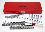 50 Pc 1/4" Sae & Metric Socket Set Std Deep 25 Craftsman G1 + 19 Husky. Fixed Price $39.95.