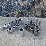 Lot 20 Assorted Snap-on Mac Tools Matco Mixed Drive Size Sockets. Fixed Price $75.00.