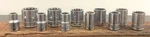Lot Of 11 Husky 7/16 Thru 1-1/8 Shallow Chrome 1/2 Dr. 12 Pt.. Fixed Price $18.69.