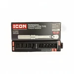 3/8 Icon Click Type Torque Wrench With Drive Metric Sockets 13 Pieces. Fixed Price $130.00.