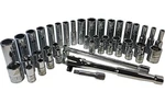 Tools, ATD-1200 44PC 1/4" Drive 6-POINT Sae And Metric Pro Socket Set. Fixed Price $72.99.